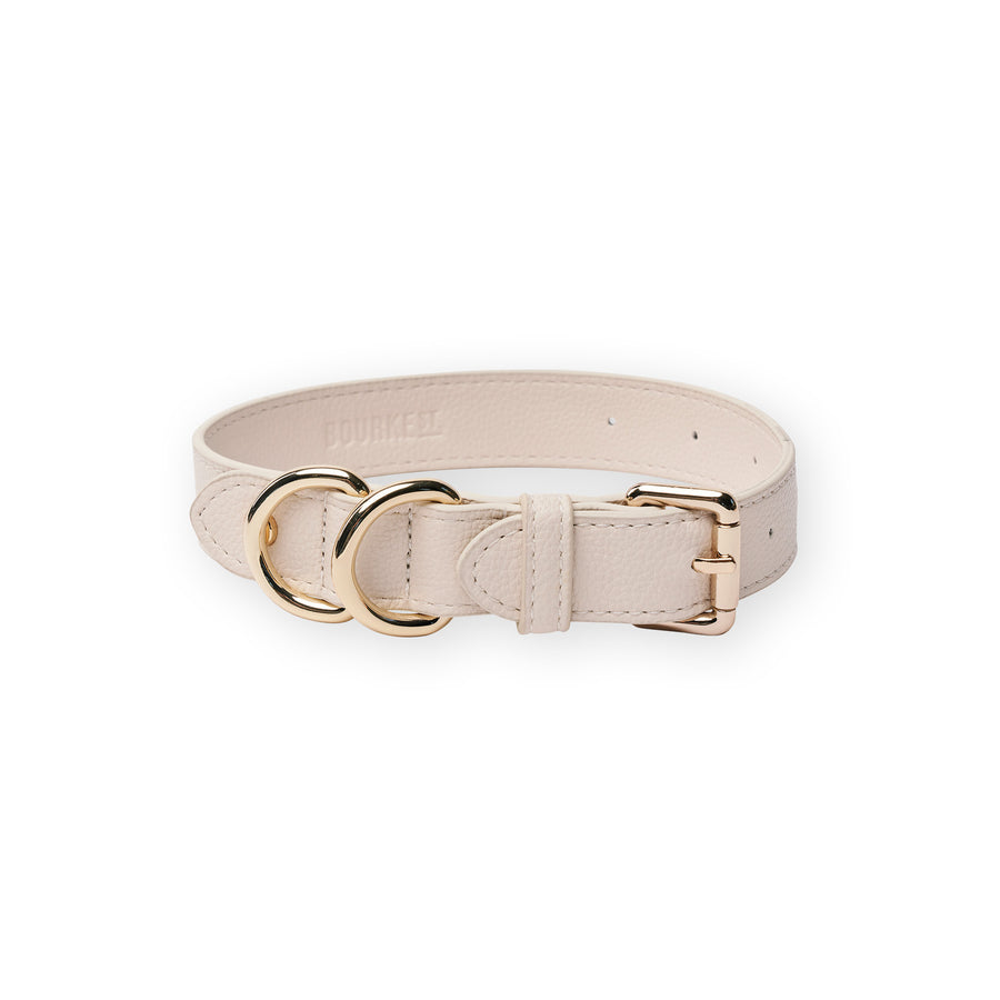 Designer Cream Leather and Rose Dog Collars in Melbourne | Bourke St ...
